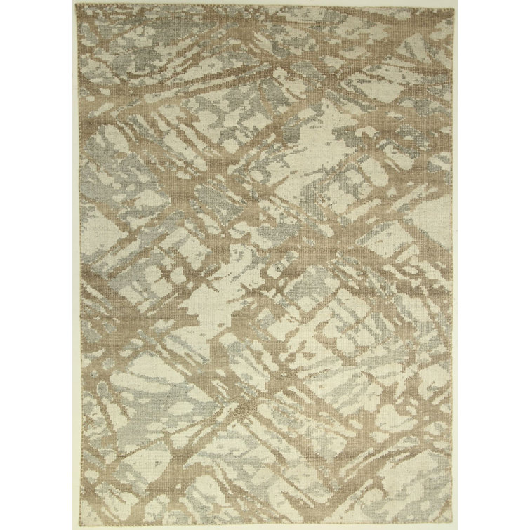 String Matter Hand Knotted Ivory Rug Wayfair